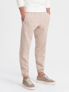 Ombre Clothing Herren-Jogginghosen Wannon beige S