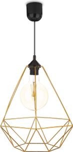 HowHomely | Pendelleuchte - Paris Diamant - 35cm - Kupfer - Hängelampe, Hängeleuchte, Hängelampen für Wohnzimmer