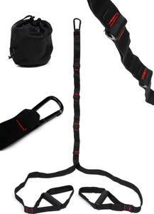 DEFT SPORT Schlingentrainer Ganzkörper Workouts Trainingsgurte für Ganzkörpertraining Functional Training Muskeltraining Sling Trainer Set, Schwarz.