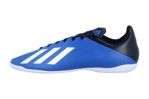 adidas X 19.4 IN Sportschuhe in Übergrößen Blau EF1619 große Herrenschuhe, Größe:48 2/3