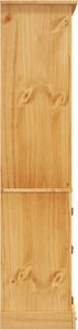 vidaXL Szafka w stylu meksykańskim z litego drewna sosnowego 80 x 40 x 170 cm