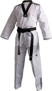 taekwondopak ADI-Club 3 Dobok unisex schwarz / weiß Größe 170