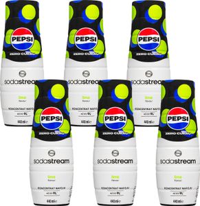 SodaStream Getränke-Sirup Pepsi MAX Limonen, 440ml, 6 Stück SodaStream Getränke-Sirup Pepsi MAX Limonen, 440ml, 6 Stück