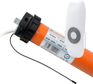 3T Funk-Markisenmotor 30Nm inkl. Adaptersatz + Handsender HSE1 Typ: 3T45-30R / 78mm rund