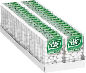 Ferrero Tic Tac fresh mint, Dragee-Bonbon, 36 Packungen