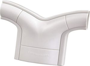 ABS-Kabelkanal Easy T-Tunnel halbrund Grau