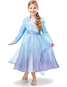 Elsa-Kostüm für Mädchen Frozen 2 Faschingskostüm blau