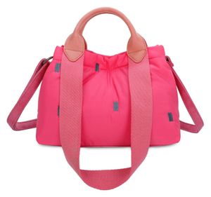 Fritzi aus Preußen Izzy Mini Pink Puffy Nylon Crossbody Bag Flamingo