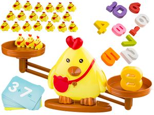 Spiel zum Zählen lernen - Chick Balance Shuffleboard - Chick Balance