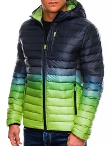 Ombre - Herren C319 Mid Seasons Steppjacke NAVY/GREEN L