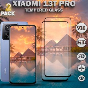 2-Pack Xiaomi 13T Pro - Tvrzené sklo 9H - Vysoce kvalitní 3D ochrana displeje
