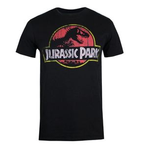 Jurassic Park - T-Shirt für Herren TV606 (L) (Schwarz)