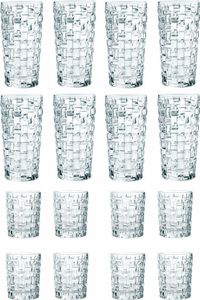 Sada sklenic Nachtmann Bossa Nova 16 ks, 8 sklenic na dlouhé nápoje + 8 sklenic na whisky, křišťálové sklenice