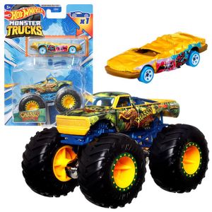 Hot Wheels Monster Trucks Chassis Snapper + auto
