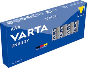 VARTA Alkaline Batterie "ENERGY" Micro (AAA/LR3) 10 Batterien