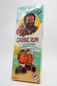 Piasten Bud Spencer Caribic Rum Schokobohnen mit Rumfüllung 150g