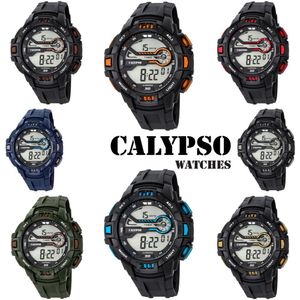 Calypso K5695 Herrenuhr digital Chrono mit PolyurethanArmband, Variante:08