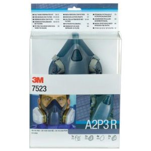 3M Maskenset 7523M mit Maske 7502 Filter A2P3R