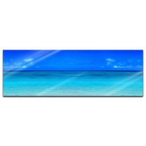 Glasbild - Sandstrand, Größe:120 x 40 cm