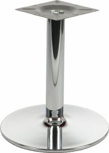 Chrómovaná stolová podnož do kancelárie, hotela, reštaurácie NY-B005, priemer 46 cm, výška 57,5 ​​cm