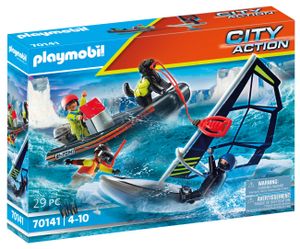 PLAYMOBIL City Action 70141 Seenot: Polarsegler-Rettung mit Schlauchboot