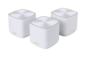 ASUS ZenWiFi XD5 WiFi 6 Mesh Router 3-Pack White AX3000 Dual-Band, 2x Gigabit LAN, AiMesh