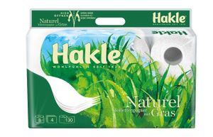 Hakle, Naturel, Papier toaletowy, 8 rolek (PRODUKT Z NIEMIEC)