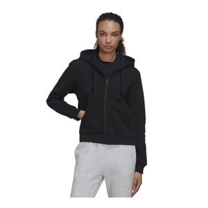 ADIDAS ALL SZN Fleece Full-Zip Kapuzenjacke Damen schwarz L