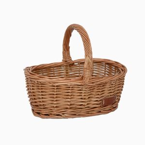 UNUS® Kinder-Einkaufskorb Weidenkorb für den Kaufladen Picknickkorb Osterkorb