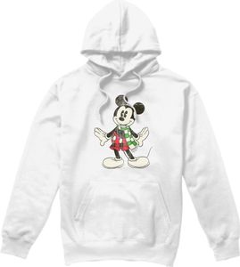Disney - Kapuzenpullover für Herren - weihnachtliches Design TV4669 (XL) (Weiß)
