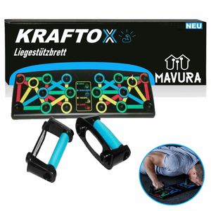 KRAFTOX Mobile Kraftstation Push Up Liegestütz Board Trainingsbank