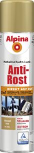 Alpina Sprühmetallschutz-Lack Anti Rost 400 ml gold glänzend