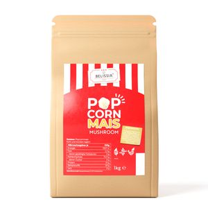 Belissia Premium Popcorn Mais 1KG | Mushroom Popcorn | 1:32 Popvolumen