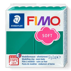 FIMO, Modelliermasse, Knete smaragd soft normal