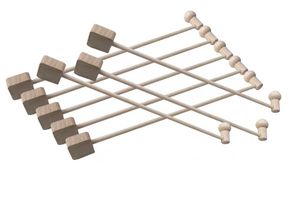 Tyčka k bábke 8 ks