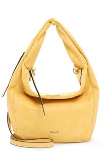 Tamaris Damen Schultertasche Beutel Knautschoptik breiter Riemen Liselotte 32222, Farbe:Gelb Tamaris Damen Schultertasche Beutel Knautschoptik breiter Riemen Liselotte 32222, Farbe:Gelb