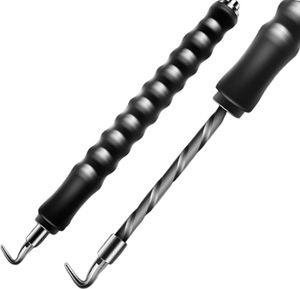 vŕtačka 30 cm | Vŕtačka na plotový drôt | Vŕtacia kľuka s automatickým navíjaním | Vŕtačka s ergonomickou rukoväťou | Vŕtačka - farba [čierna] - Vŕtacie náradie - Navíjanie drôtu