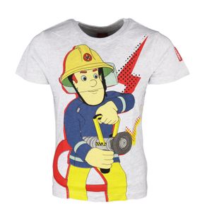 Feuerwehrmann Sam Kinder T-Shirt – 122 / Grau