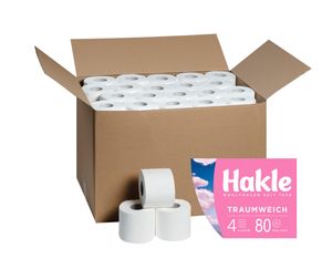 Hakle Traumweich BIG-PACK (4-lagig, 80 Rollen)