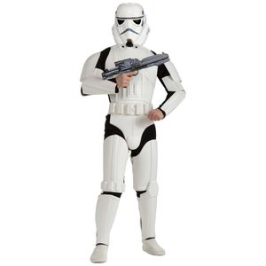 Star Wars - "Deluxe" Kostüm ‘” ’Storm Trooper“ - Herren BN5165 (XL) (Weiß/Schwarz)