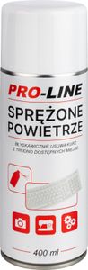 Stlačený vzduch pro čištění elektroniky šicích strojů PRO-LINE spray 400ml