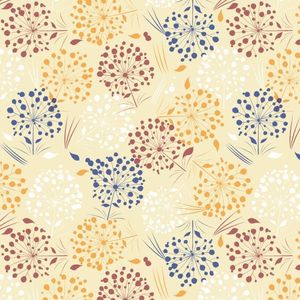 Sovie HOME Tischdecke Erna in Creme-Bordeaux aus Linclass® Airlaid 80 x 80 cm, 1 Stück - Floral