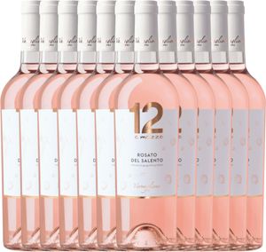 12er Vorteils-Weinpaket - 12 e Mezzo Rosato 2021 - Varvaglione