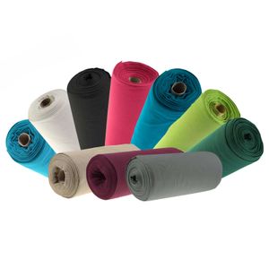 10 x 25cm Bündchenstoff uni Jersey, Bündchen, 35cm breit, Schlauchware, Farbmix, Farbe:Top Color