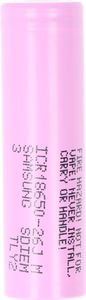 Samsung ICR18650-26J, 2600mAh, 3,6V - 3,7V ungeschützt Abmessungen 64,8x18,2mm beachten