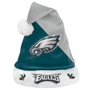 Foco NFL Philadelphia Eagles Basic Santa Claus Hat Weihnachtsmann Mütze