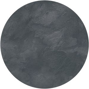 Tischplatte Dark Slate rund Ø 105cm, Farbe: Grau/Anthrazit