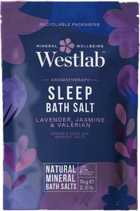 Westlab Sleep Epsom & Dead Sea Salts z lawendą, jaśminem i walerianą 1 kg