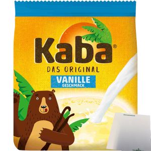 Kaba Das Original Vanille Getränkepulver (400g Beutel) + usy Block