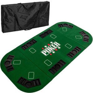 Pokertisch Pokerauflage Poker Tisch Auflage Pokertable klappbar faltbar grün